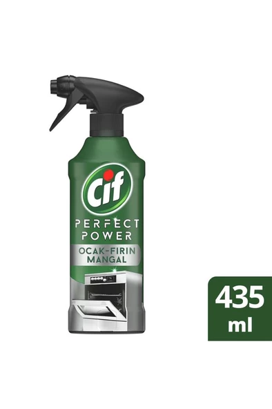 Cif Power Perfect Fırın Ocak Mangal Sprey Temizleyici 435 ml - 3