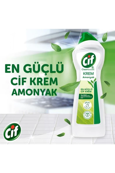 Cif Krem Amonyaklı Yüzey Temizleyici 750 Ml - 6