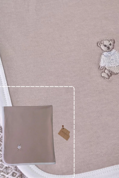 10'lu My Teddy %100 Pamuk Nakışlı Hastane Çıkışı Seti - 6