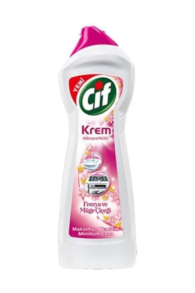 Cif Krem Müge Çiçeği ve Frezya Temizleyici 750 ml - 2
