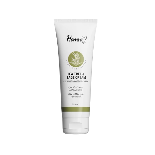 HOMM LİFE Homm Life Çay Ağacı Adaçayı Yağlı Krem 75 ml
