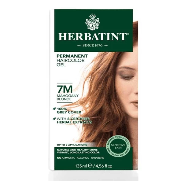 Herbatint Bitkisel Saç Boyası 7M Blond Acajou