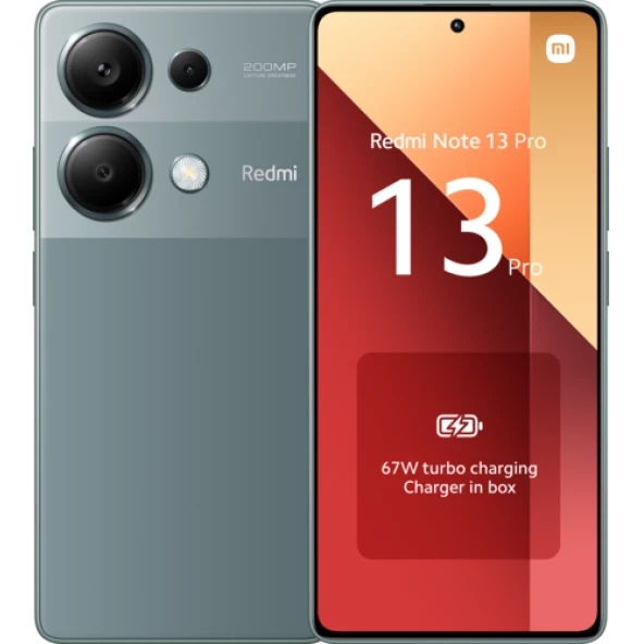 Xiaomi Redmi Note 13 Pro 8/256 Gb Yeşil Cep Telefonu (İthalatçı Garantili)