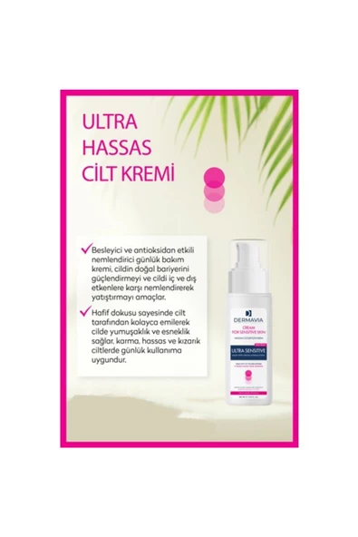DERMAVİA Hassas & Karma Ciltler Için Krem 100 ml Panthenol & Shea Yağı Kızarık Çatlak Ciltler - 2
