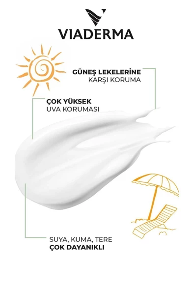 VİADERMA Akne Karşıtı SPF 50 Yüz Ve Vücut Güneş Kremi Akneye Meyilli & Karma Ciltler - Bisabolol - 3