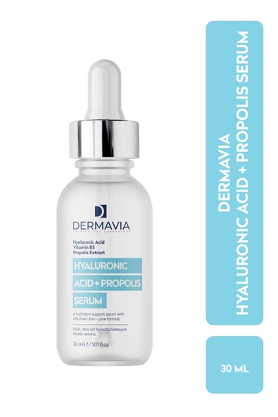 DERMAVİA Yoğun Nemlendirici Canlandırıcı Hyaluronic Asit Propolis Serum 30 ml