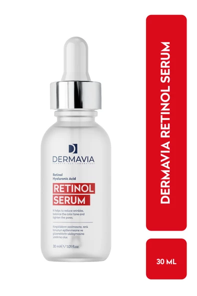 DERMAVİA Onarıcı, Besleyici & Yenileyici Retinol Serum Genç Görünüm 30 Ml