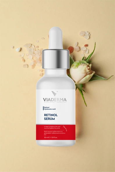 VİADERMA Yaşlanma Karşıtı Onarıcı, Besleyici & Yenileyici Retinol Serum Genç Görünüm 30 ml - 4