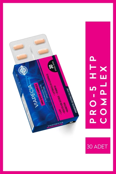 VİAPECİA Vıapecıa Pro-5 Htp Complex 5 Etkili Probiyotik Desteği - 30 Tablet