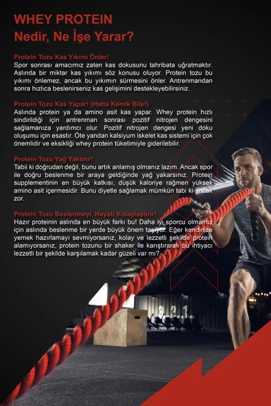 VİAPECİA Whey Protein Çilekli Bol Protein 908 Gr Premium - 4