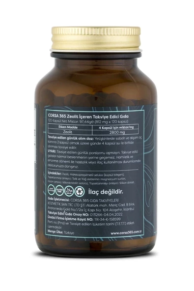 CORSA 365 Zeolit Içeren Takviye Edici Gıda - Resim 2