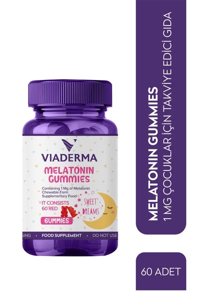 VİADERMA Melatonin 1 Mg Gummies Içerir