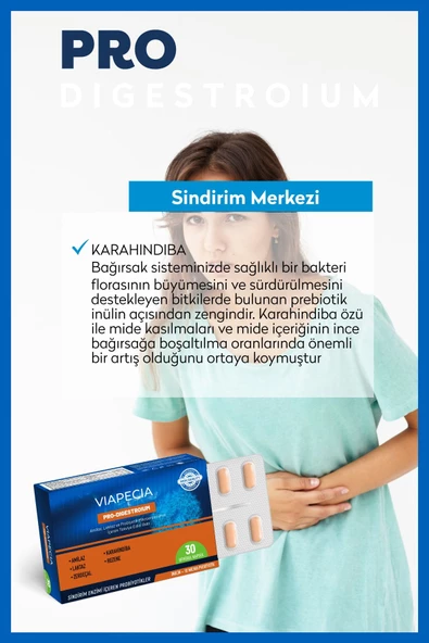 VİAPECİA Vıapecıa Pro-dıgestroium Rezene Karahindiba 30 Tablet - 2