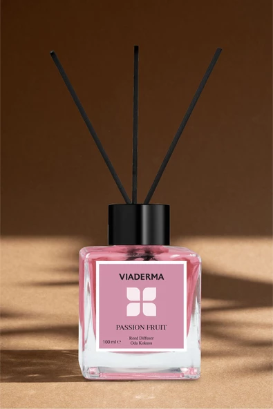 VİADERMA Kare Şişe Çarkıfelek Esansı Bambu Çubuklu Oda Kokusu 100 ml - 2