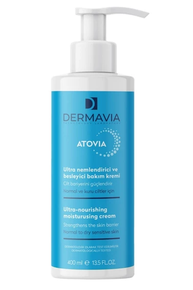 DERMAVİA Atovia Nemlendirici & Besleyici Bakım Kremi 400 ml Normal Ve Kuru Ciltler