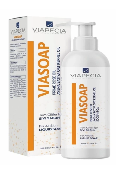 VİAPECİA Viasoap & Kaşıntılı Ve Kuru Ciltler Için Sıvı Sabun 200 Ml