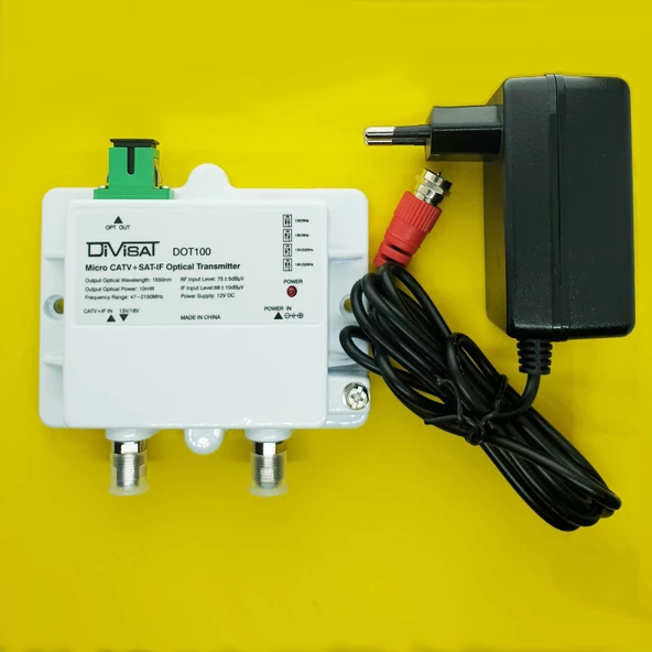 Divisat DOT-100 Fiber Optic Transmitter Catv + Sat 10Mw 47-2150Mhz - 2