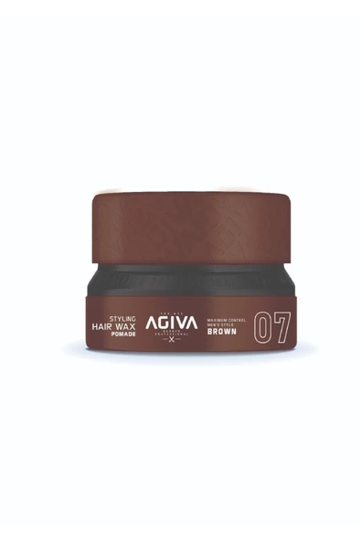 AGİVA POMADE KAHVERENGİ 07 WAX 155ML - Resim 2