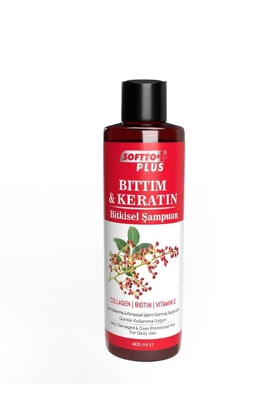 Softto Plus Bıttım-Keratin Bitkisel Şampuan 400 ml - 2