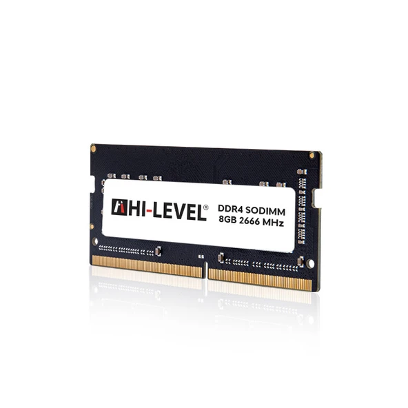 HI-LEVEL 8GB 2666MHZ DDR4 1.2V CL19 SODIMM NOTEBOOK RAM HLV-SOPC21300D4/8G - Resim 2