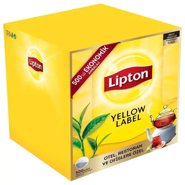 Lipton Yellow Label Demlik poşet çay 500 lü