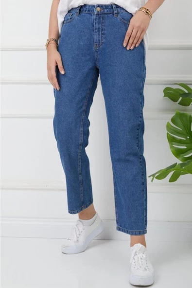 Doğal Kumaşlı Kot Pantolon - 2