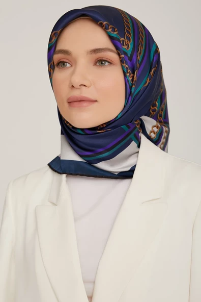 ARMİNE DJ SAF İPEK EŞARP 8845D (S)  (NOSTALJİ SURA) - 7