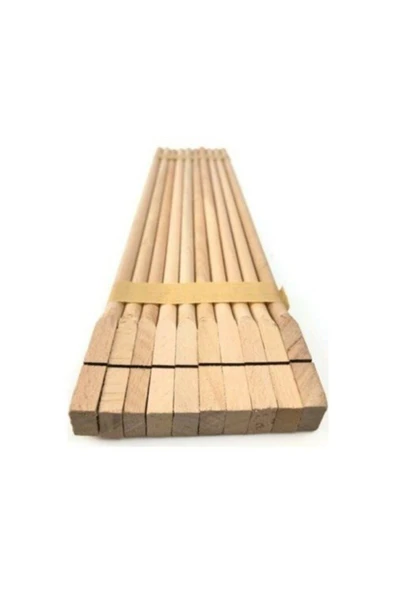Tahta Tünek 40cm 10 Adet - Resim 2