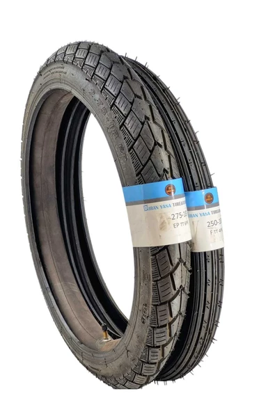 275-18 TT / 250-18 TT CG Motosiklet Lastiği Ön Arka Takım SET DIŞ LASTİK