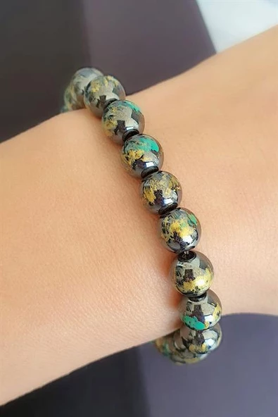 Hematit Taşlı Doğal Taş Bileklik