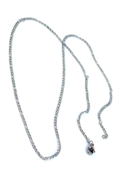 316 L Antı Alerjık Cerrahi Çelik Erkek Figora Zincir Kolye ürün görseli