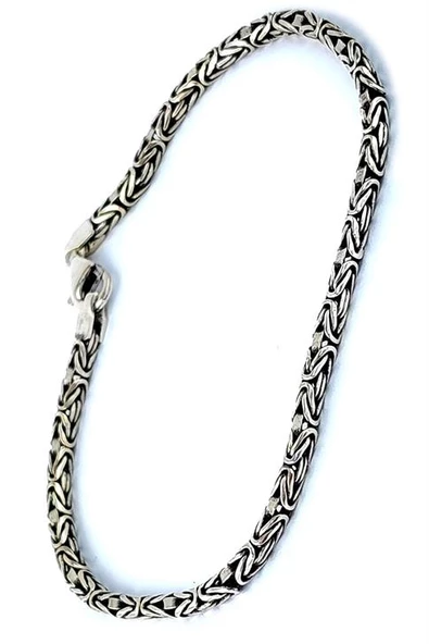 925 Ayar Gümüş Kral Bileklik ürün görseli