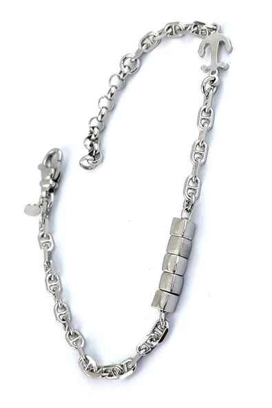 İtalyan Tasarımı 925 Ayar Gümüş  Çapa Figürlü Özel Seri  Bileklik ürün görseli