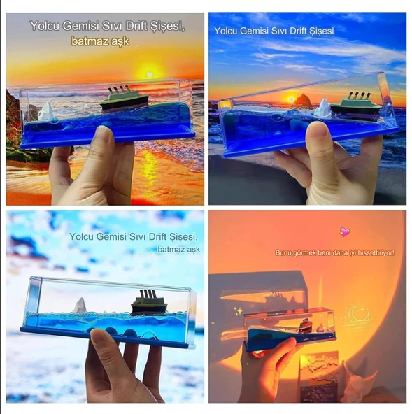 Batmayan Aşk Gemisi Sevgiliye Özel Titanik Batmayan Gemi Sevgiliye Hediye Anlamlı Gemi - 4