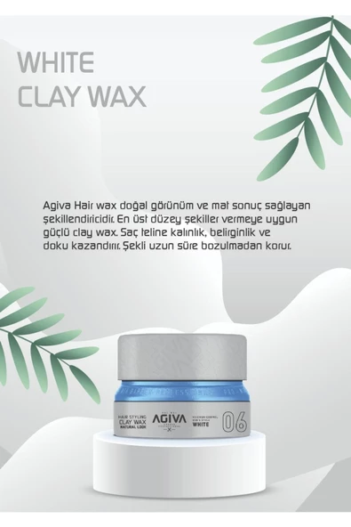 AGİVA NATURAL LOOK BEYAZ 06 WAX 155ML - Resim 3