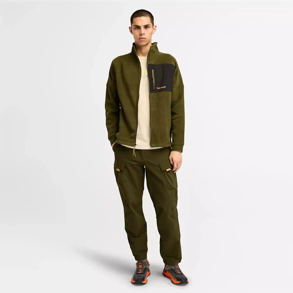 Timberland POLARTEC MIX MEDIA FULL ZIP FLEECE Erkek Ceketi TB0A6Y563021 - Resim 2