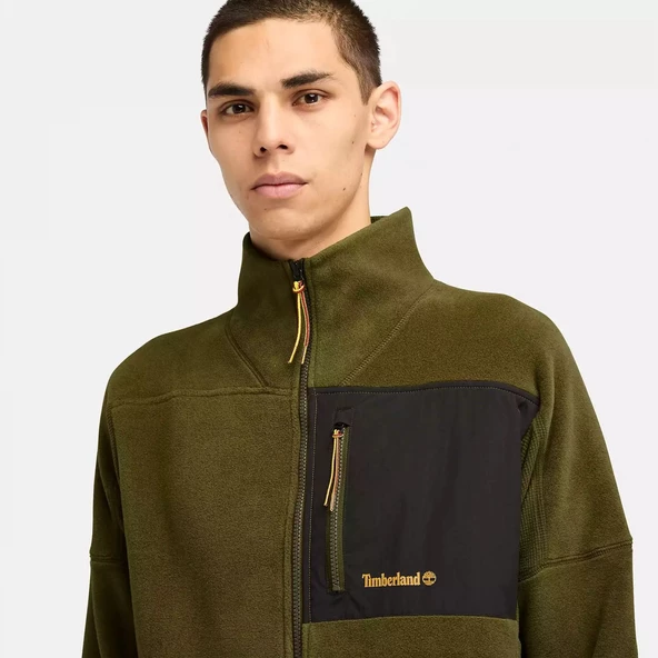 Timberland POLARTEC MIX MEDIA FULL ZIP FLEECE Erkek Ceketi TB0A6Y563021 - 3