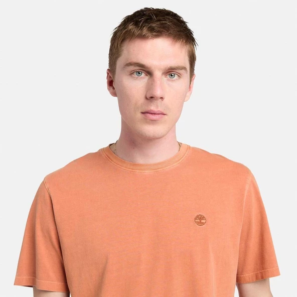 Timberland DUNSTAN RIVER Garment Dye T Erkek Tişört  TB0A5YAY8881 - Resim 4