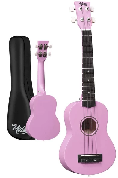 Midex UKX-233PU Lila Concert Ukulele (Askı Çanta Metod Pena) - 2
