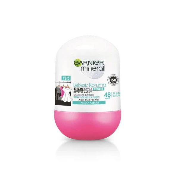 Garnier Mineral Lekesiz Koruma Kadın Roll-On 50 ml