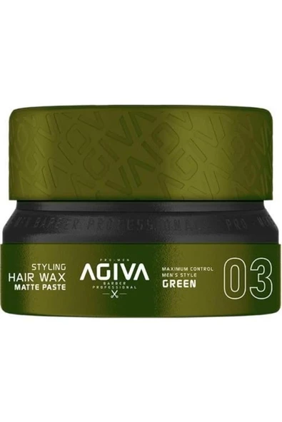 AGİVA MATTE PASTE YEŞİL 03 WAX 155ML