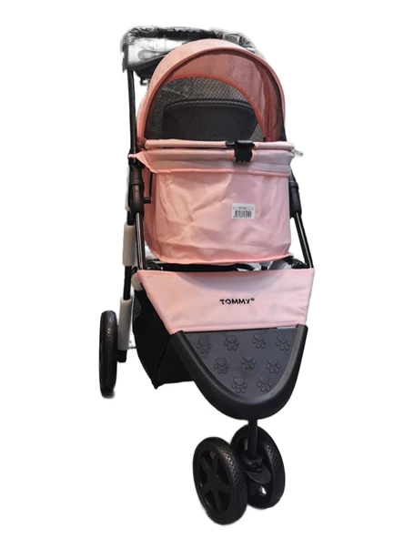 Tommy Evcil Hayvan Arabası 86x46x94,5cm Pembe Max 15 Kg