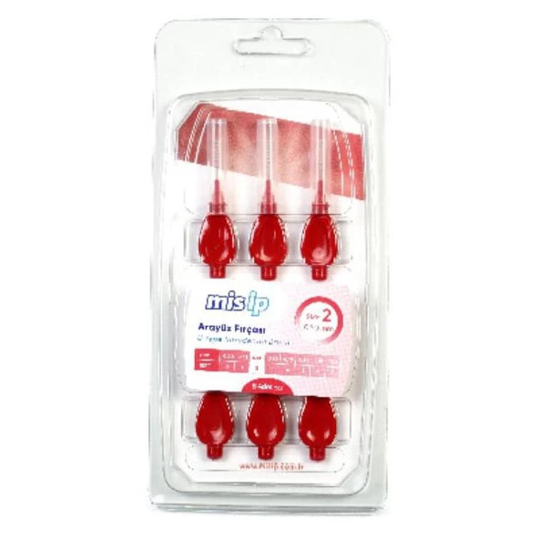 MİSİP ARAYÜZ FIRÇASI U TİPİ 0.50 KIRMIZI ürün görseli 1
