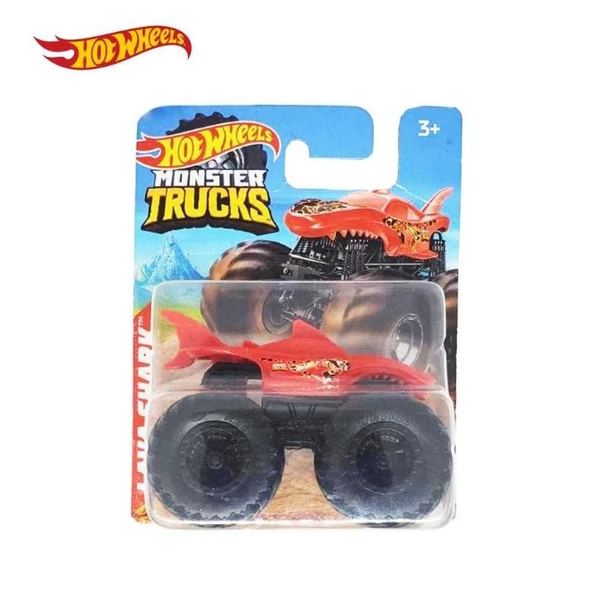 Hot Wheels  Monster Trucks  1:64 ölçekli Mavi / Kırmızı /Gri - 3