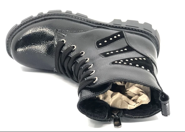 Aydındaş Zımba Detaylı Uzun Postal Kız Çocuk Bot - Resim 11