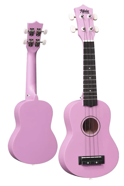 Midex UKX-901PU Lila Soprano Ukulele (Askı Çanta Metod Pena) - 3