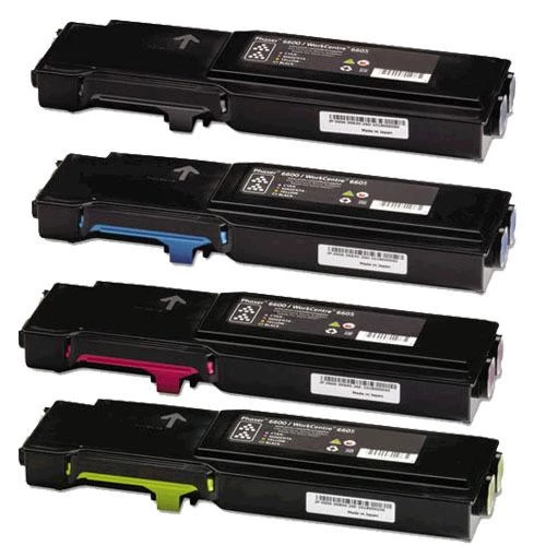 Tecprint XEROX WT 6600/6605 Uyumlu Muadil Toner Seti (SİYAH SARI KIRMIZI MAVİ )