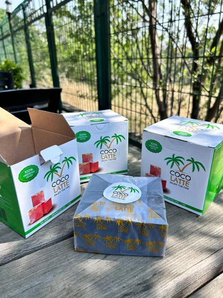 Premium Hindistan Cevizli Nagile Kömürü Uzun Süre Yanan Pratik Kömür 26mm 1kg - 5