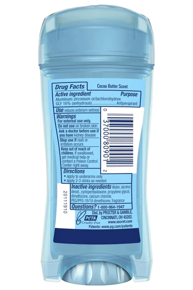 Secret Cocoa Butter Antiperspirant Deodorant Jel 73GR - 2