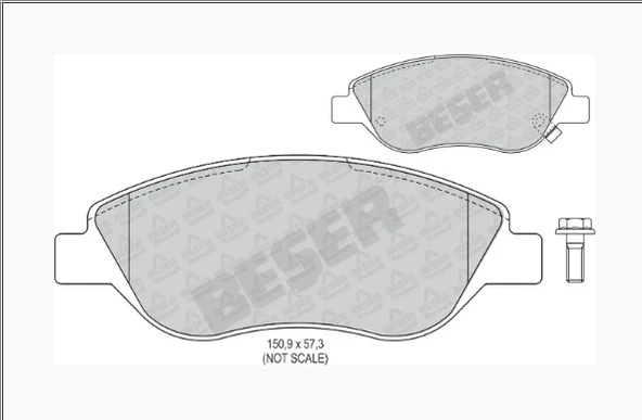 BREMSMAX FREN DİSK BALATASI ÖN EGEA 1.3D-1.6D (2016-2020) 1.6 MULTİJET 2020>